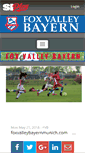 Mobile Screenshot of foxvalleybayernmunich.com